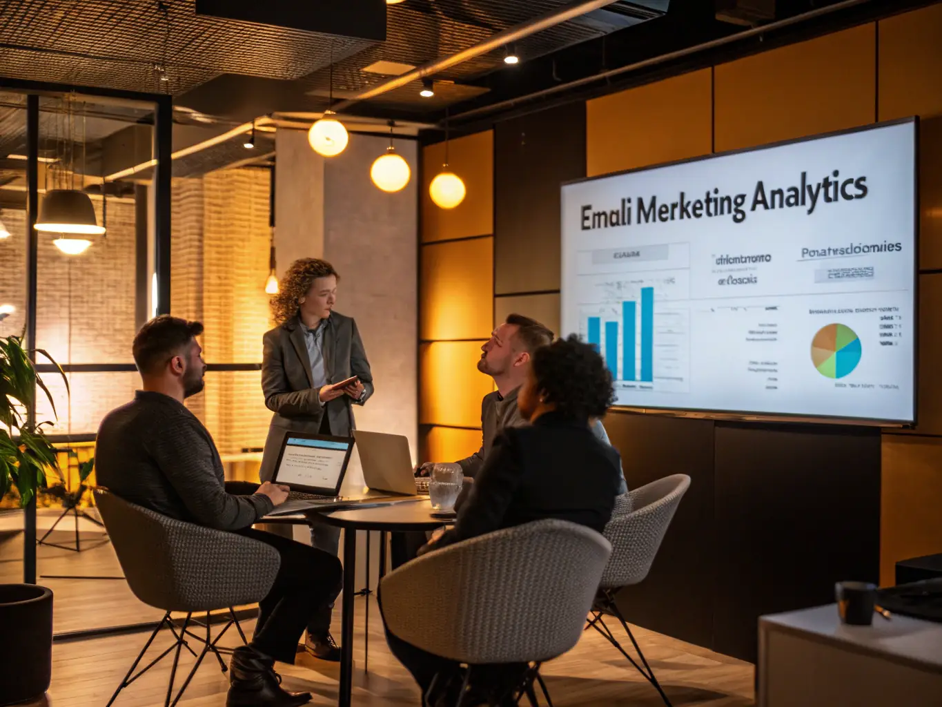 Illustration of an automated email sequence being sent to a prospect, showcasing personalized messaging.