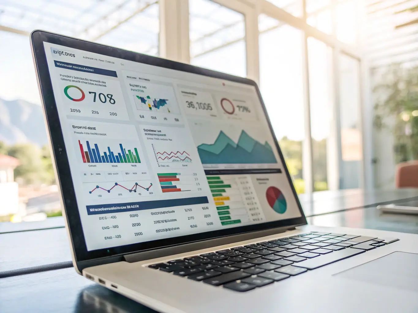 A clean, modern screenshot of LeadLogic's dashboard, highlighting the real-time visitor tracking feature. The dashboard displays key metrics such as visitor count, pages visited, and time spent on site.