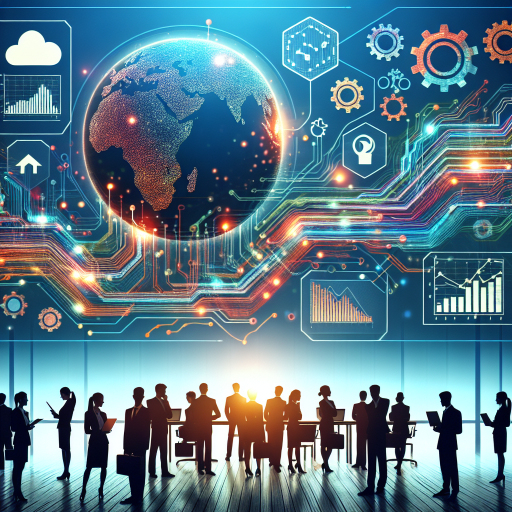 Vertrieb Software B2B: Create a neutral, professional header image depicting a digital sales strategy concept for a B2B