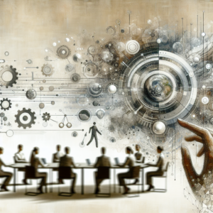 Vertrieb Software B2B: A neutral, professional header image illustrating the concept of sales automation in a B2B enviro